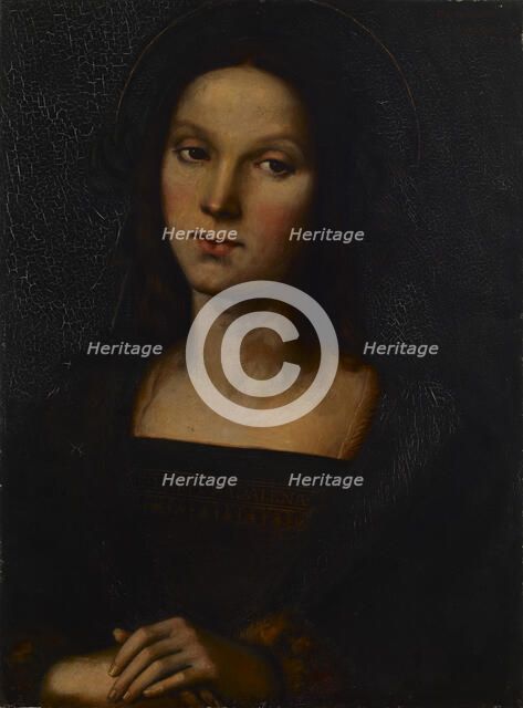 Mary Magdalene, copy after Pietro Perugino, 1897. Creator: Albert Gebhard.