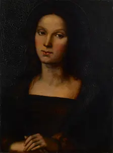 Mary Magdalene, copy after Pietro Perugino, 1897. Creator: Albert Gebhard