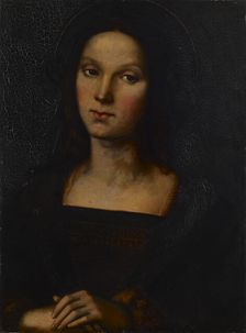 Mary Magdalene, copy after Pietro Perugino, 1897. Creator: Albert Gebhard