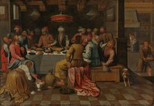 Mary Magdalene anoints Jesus feet, probably 16th century. Creator: Unknown