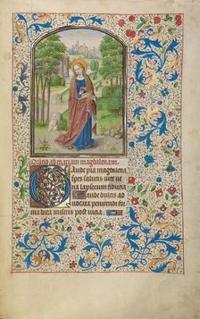 Mary Magdalene; Arenberg Hours, early 1460s. Creator: Willem Vrelant