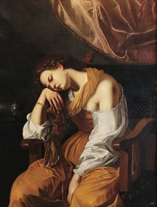 Mary Magdalene as Melancholy, 1622-1625. Creator: Gentileschi, Artemisia (1598-1653)