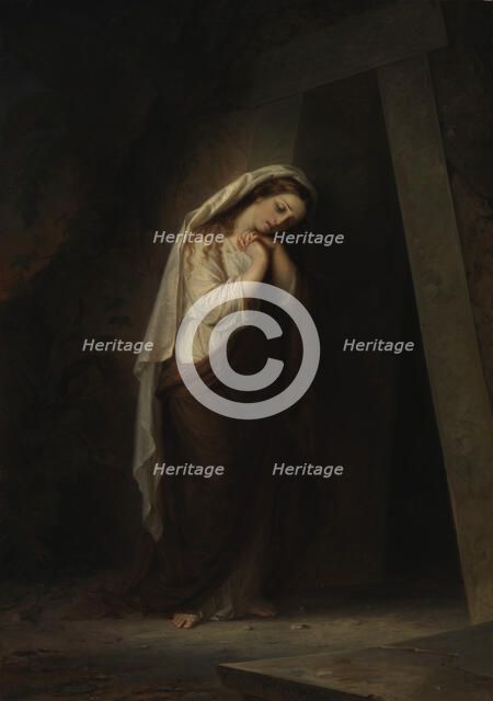 Mary Magdalene at Christ's Tomb, 1869. Creator: Robert Wilhelm Ekman.