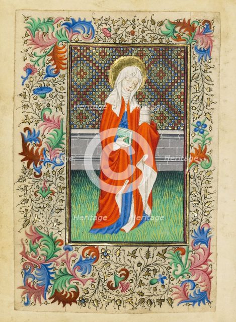 Mary Magdalene; Book of Hours, about 1430-1440. Creator: Fastolf Master.