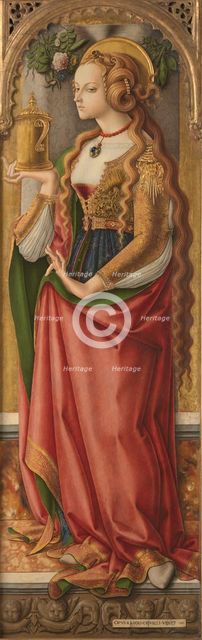 Mary Magdalene, c.1480. Creator: Carlo Crivelli.