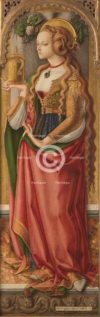Mary Magdalene, c.1480. Creator: Carlo Crivelli.