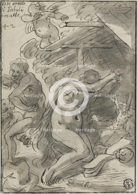 Mary Magdalene in Wilderness, 17th century. Creator: Unknown.