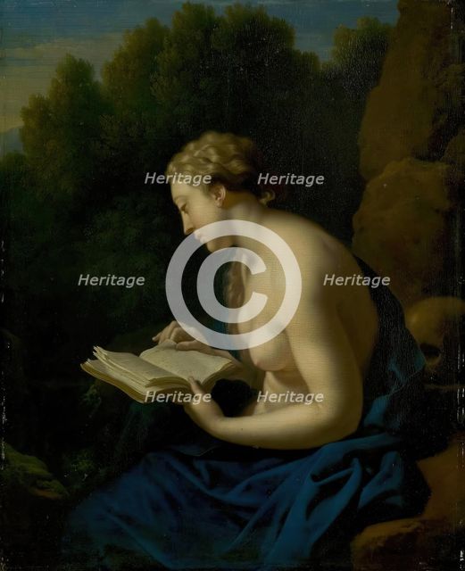 Mary Magdalene in the Desert, 1720. Creator: Adriaen van der Werff.