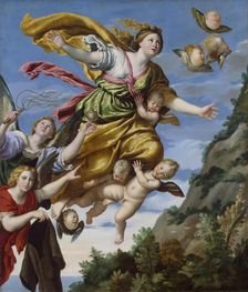 Mary Magdalene Taken up to Heaven, 1620. Creator: Domenichino