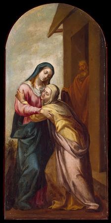 Mary Meeting Elizabeth, 1630. Creator: Juan del Castillo