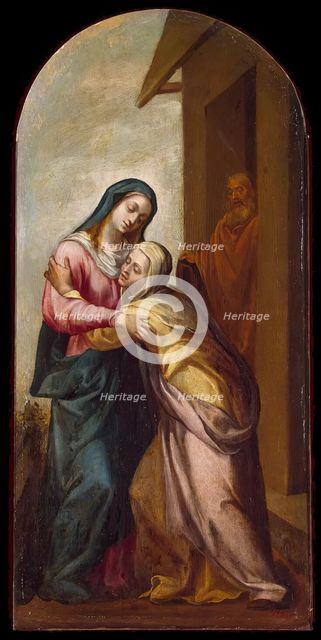 Mary Meeting Elizabeth, 1630. Creator: Juan del Castillo.