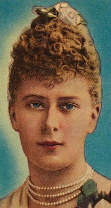 Mary of Teck before her marriage to the Duke of York, 1890s (1935)