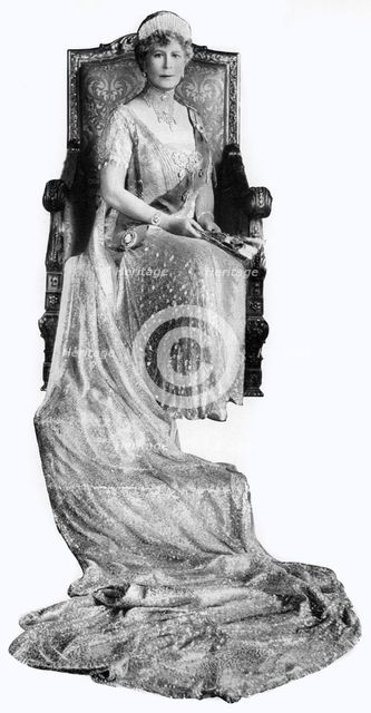 Mary of Teck, Queen Consort of George V of the United Kingdom, c1930s. Artist: Unknown