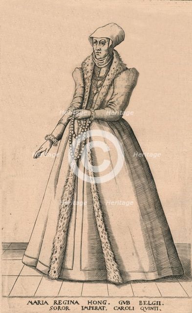 'Mary of Austria, Queen Dowager of Hungary'. Creator: Unknown.