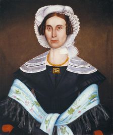 Mary P. Fiske, 1838. Creator: John Wilkie