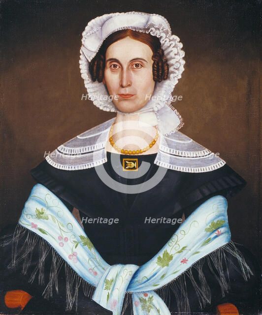 Mary P. Fiske, 1838. Creator: John Wilkie.