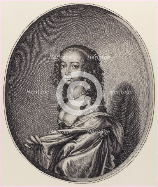 Mary, Princess of Orange, 1641-50. Creator: William Faithorne.