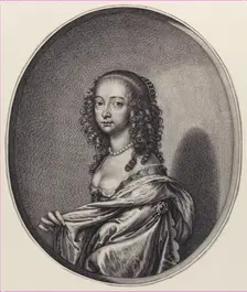 Mary, Princess of Orange, 1641-50. Creator: William Faithorne