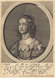 Mary, Princess of Orange. Creator: William Faithorne