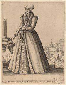 Mary, Queen of Hungary. Creator: Karel van Sichem