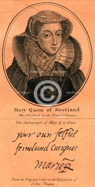 Mary, Queen of Scots, (1542-1587). Artist: Unknown