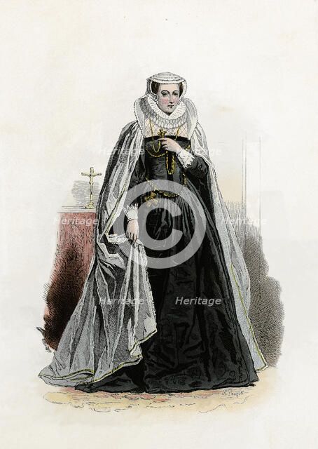 Mary Queen of Scots (1542-1587), Queen of Scotland from 1542 to 1567, posthumous daughter of Jame…