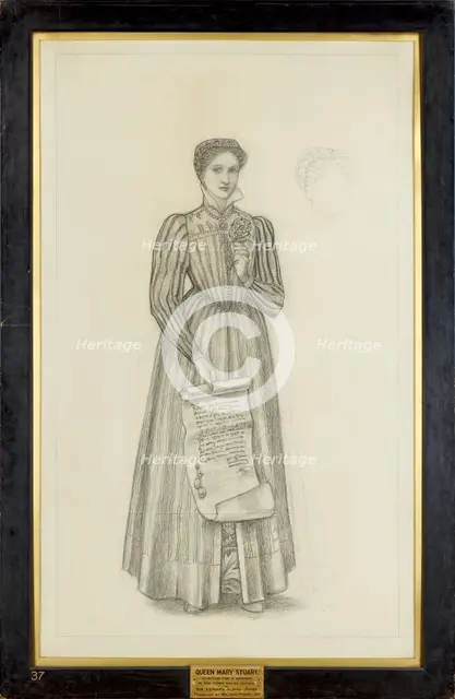 Mary, Queen of Scots, 1888-89. Creator: Sir Edward Coley Burne-Jones.