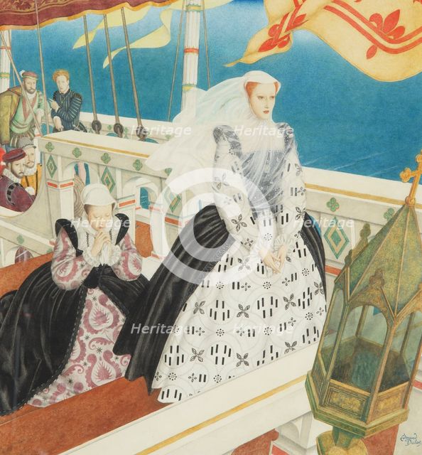 Mary, Queen of Scots, ca 1934. Creator: Dulac, Edmund (1882-1953).