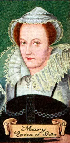 Mary, Queen of Scotts, taken from a series of cigarette cards, 1935