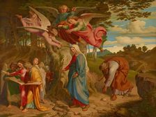 Mary’s passage across the mountains, 1841. Creator: Joseph von Fuhrich