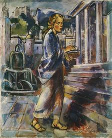 Mary's visit to the temple, c1923. Creator: Anton Faistauer