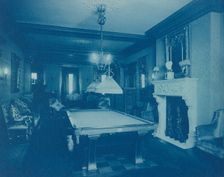Mary Scott Townsend House, Wash., D.C.: Billiard room, c1910. Creator: Frances Benjamin Johnston