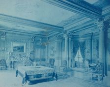 Mary Scott Townsend House, Wash., D.C.: Dining room, c1910. Creator: Frances Benjamin Johnston