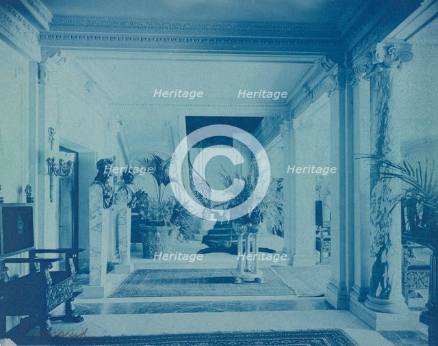 Mary Scott Townsend House, Wash., D.C.: Hallway of lobby, c1910. Creator: Frances Benjamin Johnston.