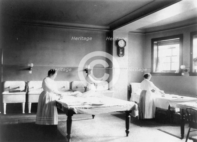 Mary Scott Townsend House, Wash., D.C.: Laundry, c1910-1911. Creator: Frances Benjamin Johnston.