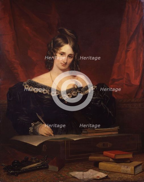 Mary Shelley, 1831. Artist: Stump, Samuel John (1778-1863)