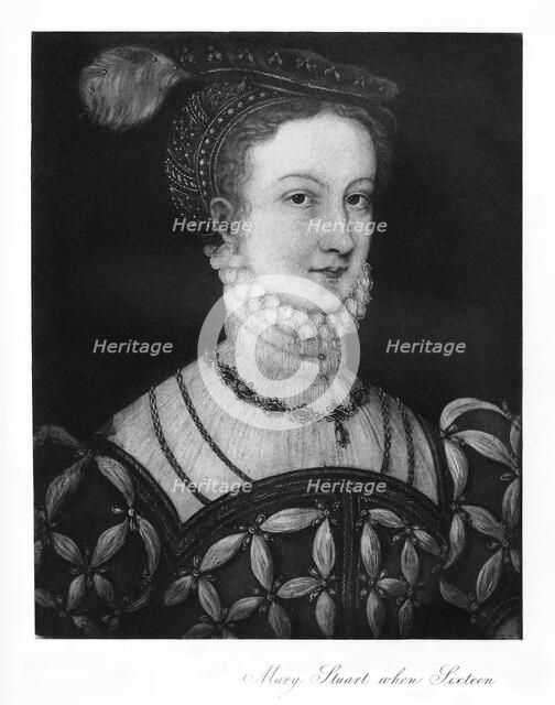 Mary Stuart at sixteen, (1907). Artist: Unknown