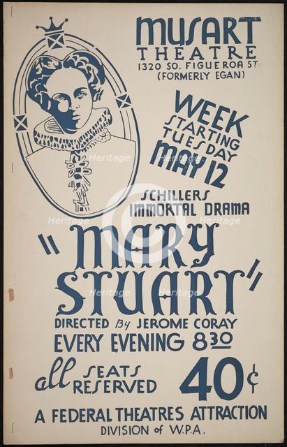 Mary Stuart, Los Angeles, 1936. Creator: Unknown.