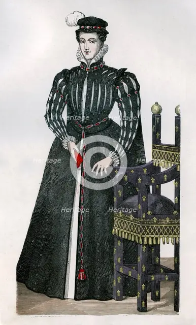 Mary Stuart, Queen Consort of Francis II of France, c1560 (1882-1884). Artist: Unknown