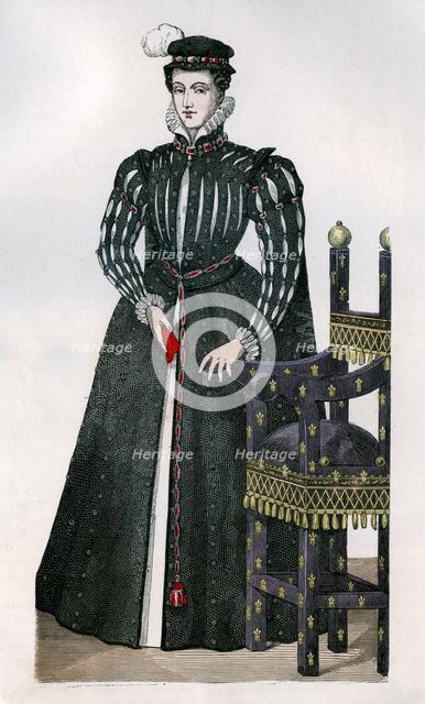 Mary Stuart, Queen Consort of Francis II of France, c1560 (1882-1884). Artist: Unknown