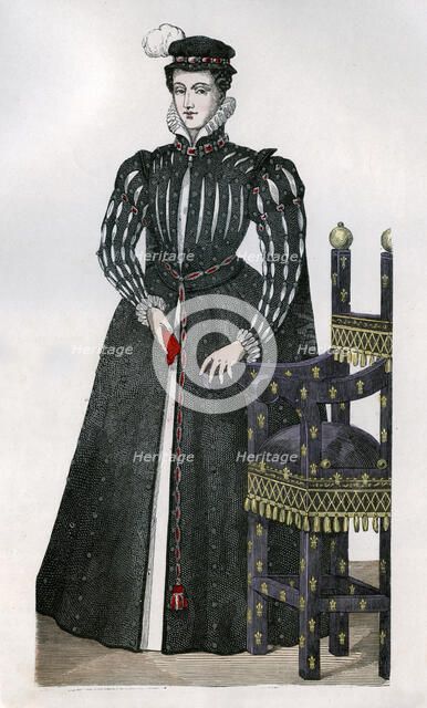 Mary Stuart, Queen Consort of Francis II of France, c1560 (1882-1884). Artist: Unknown