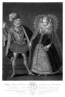 Mary Stuart, Queen of France and Scotland, and Henry Lord Darnley, Her Husband (1816).Artist: Robert Dunkarton