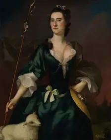 Mary Sylvester, 1754. Creator: Joseph Blackburn