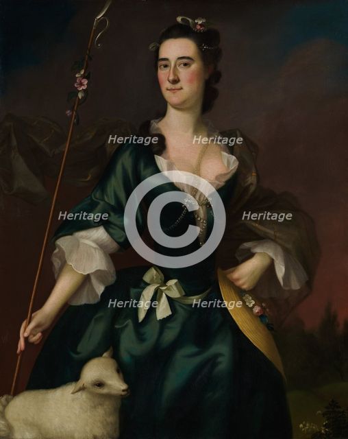 Mary Sylvester, 1754. Creator: Joseph Blackburn.