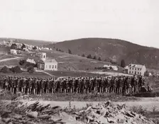 Maryland Heights, near Harper's Ferry, New York State Militia, 1861-65. Creator: Unknown