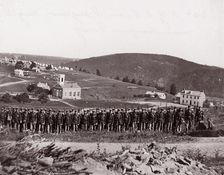 Maryland Heights, near Harper's Ferry, New York State Militia, 1861-65. Creator: Unknown