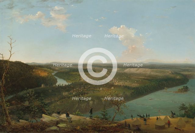 Maryland Heights: Siege of Harpers Ferry, 1863. Creator: William MacLeod.