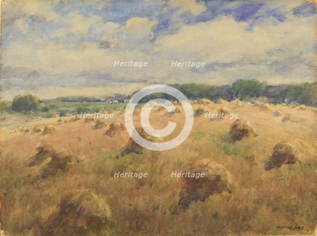 Maryland Wheat Fields, n.d. Creator: William Henry Holmes.
