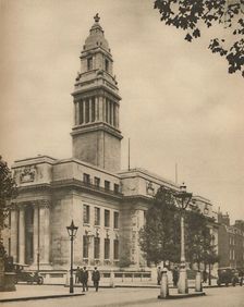 Marylebone Town Hall, One of the Most Eminent of London's New Buildings c1935. Creator: Donald McLeish