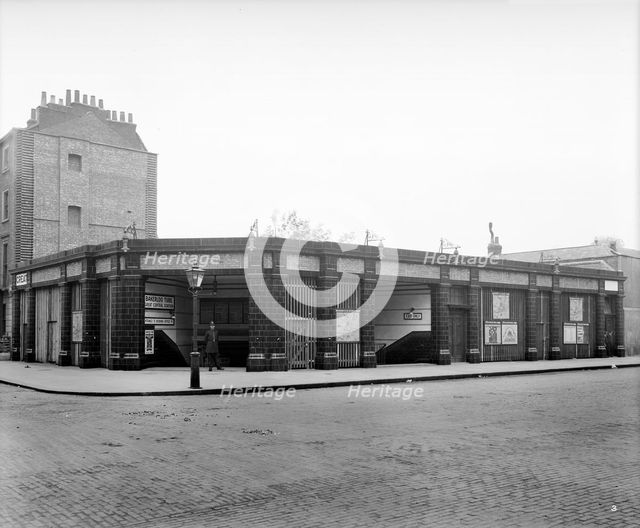 Marylebone Underground Station, Great Central Street, London, 1907. Artist: Bedford Lemere and Company